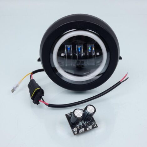 vorderes optik evok iron led für roller piaggio 50 vespa pk 1982