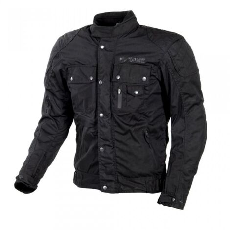 Motorradjacke für Männer nexone Textil hugo schwarz Größe m