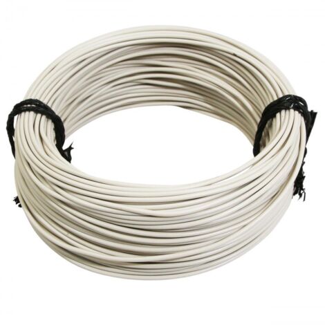 Spule elektrischer Draht weiß mehrdrähtig 12/10 1.00mm² x 50m (1/2)