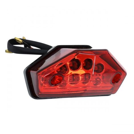 Rücklicht P2R für Motorrad Rieju 50 MRT 12 V mit LED, rote