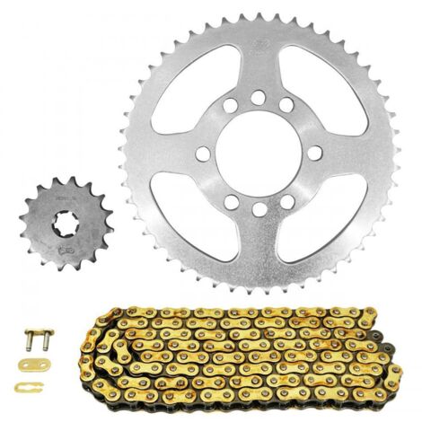 Afam-Kette Kit für Motorrad Yamaha 125 dt mx 1979 bis 1991 16x49