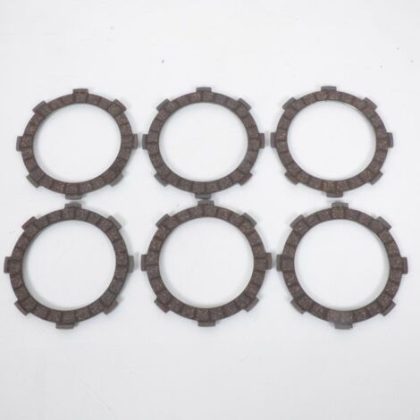 kawasaki 80 kx 1985-1987 neu, sechs tecnium kupplungsscheiben für (1/2)