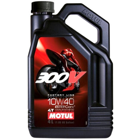 Original Motul-Öl 300 V 10 W40, 4 l, 4-Takt, Quad, Cross-Motorräder, Qualität