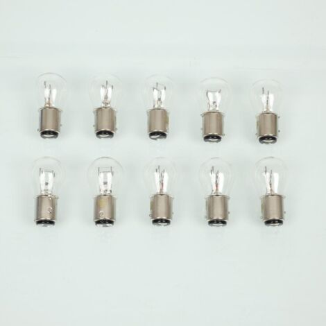 10er Pack Vicma Glühbirne 12v 21/5w bay15d für Motorrad Roller