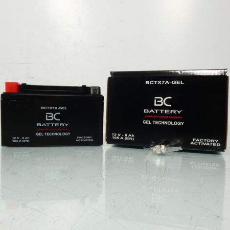 sla bc battery für motorrad aprilia 550 rxv 2006 bis 2014 ytx7a / (1/3)