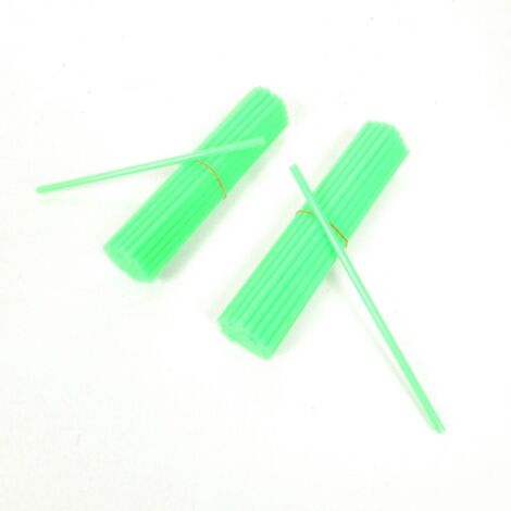 Speichendeckel Kit grün fluoreszierend Felge vorne 21p ar 18p 19p (1/5)