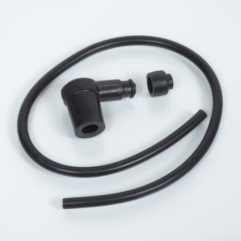 Autoentstörung schwarz d7mm l50cm 90° mit Olive neu (1/2)