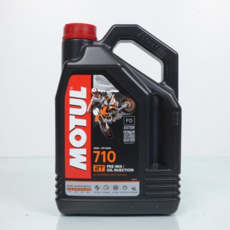 lata de 4l de aceite motul 710 2 tiempos para mezclar moto enduro (1/3)