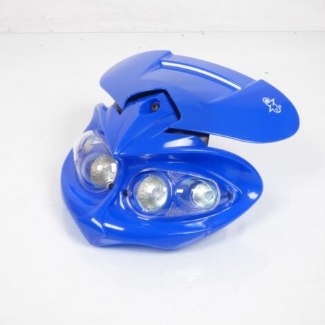 Scheinwerferplatte Gabelkopf one manga blau für Motorrad