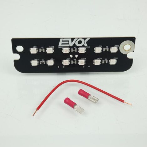 rücklicht evok iron led 12v für moped piaggio 50 ciao 1980 bis