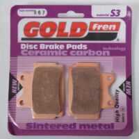 Bremsbelag gold fren für Motorrad Yamaha 400 xjr 1995 bis 1999