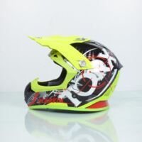 Motorrad-Crosshelm torx marvin eyes neon lemon Größe l gelb grün
