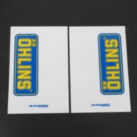 aufkleber sticker olhins für auto 5045o / Gabelschutz ohlins neu