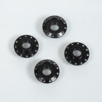 Aluminium-Abstandshalter DRC T12 schwarz eloxiert für