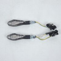 paire clignotant led jäger noir mat chaft pour moto yamaha in202