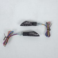 paar hinteren blinker led rückruf stop 12v chaft für motorrad