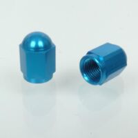 bike it sechseckige Ventilkappe aus blau eloxiertem Aluminium für