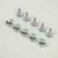 lot 10 verkleidungsschrauben btr kopf bombiert bolt m6x1.0 länge