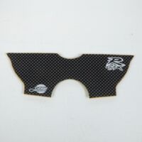 selbstklebende obere Gabelbrücke im Carbon-Look für Motorrad