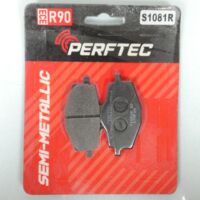 perftec Bremsbelag für Motorrad yamaha 50 dt rm Geschwindigkeit
