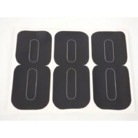 aufkleber 3 sticker pxp schwarz nummer rennen für motorrad ziffer
