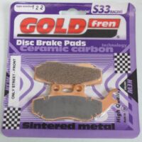Bremsbelag gold fren für Motorrad aprilia 125 etx 1999 bis 2001