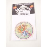 aufkleber mt-78826 meryt frau hippie modell peace and love für