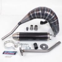 auspuff giannelli für motorrad hm 50 derapage rr 2006 bis 2009