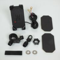 telefonhalter smartphone gps am lenker avoc m3 usb-stecker 5v 2a