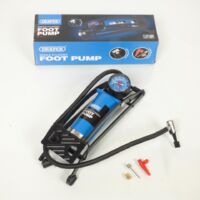 aufblaspumpe fußinflator draper 0.7 bis 7 bar für auto motorrad