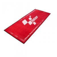 Umweltmatte biketek garage mat motogp rot weiß für Motorrad neu