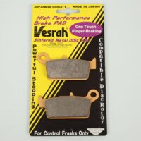Bremsbelag vesrah für Motorrad honda 250 xr r 1990 bis 2003 ar