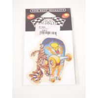 meryt aufkleber monster skate tribal totekopf für motorrad