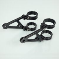 btob optisches licht btob alu schwarz l 105mm für motorradgabel