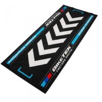 Umweltmatte biketek garage mat motorrad schwarz weiß blau für