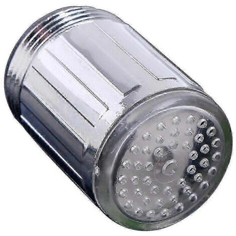 Robinet LED avec capteur de température, changement de couleur, jet d'eau pour usage domestique P2025042500206 (1 unité, argent) (1/5)