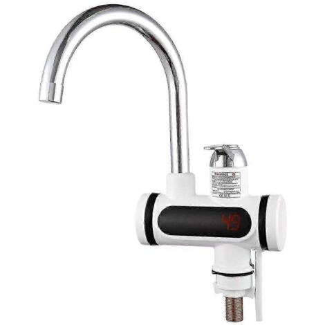 Robinet chauffe-eau électrique instantané 360° pour la cuisine, chauffage rapide (1/5)