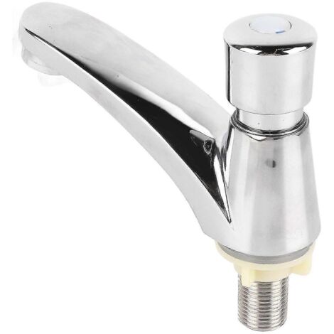 Robinet en cuivre avec arrêt automatique et temporisation pour l'eau froide, idéal pour un usage domestique et public (p20241126301) (1/5)