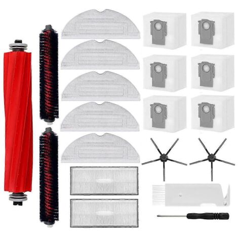 Pièces détachées pour aspirateur S7 MaxV Ultra/S7 Pro Ultra : brosse principale, filtre HEPA, lingette, sacs à poussière (1/5)