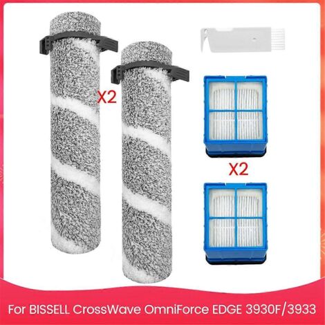 Kit d'accessoires comprenant des brosses rotatives et des filtres HEPA pour aspirateur sans fil CrossWave OmniForce EDGE, 3930F/3933 (1/5)