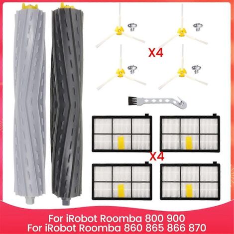 Pièces de rechange pour filtres à brosse des aspirateurs robots des séries 800 et 900 (modèles 860, 865, 866 et 870). (1/5)