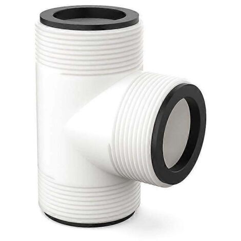 Adaptateur de tuyau de remplacement pour tuyau fendu de piscine, raccord en T avec 3 anneaux en L, se connecte (1/5)