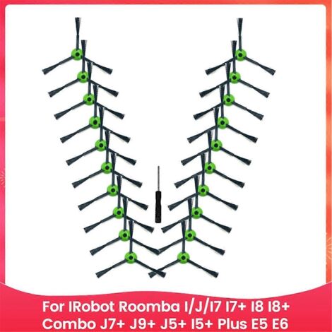Brosses de nettoyage des bords pour aspirateurs des séries I, J et E : I7, I7+, I8, I8+ Combo, J7+, J9+, J5+, I5+ Plus, E5 et E6 (1/5)