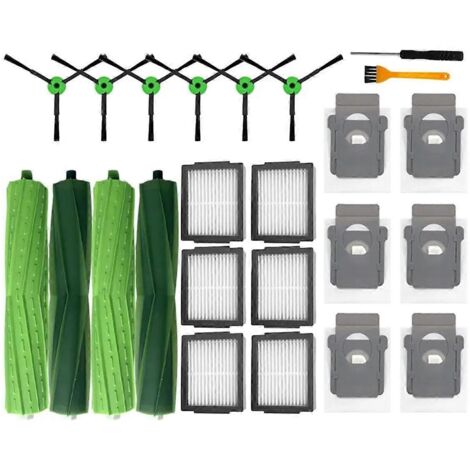Accessoires et pièces détachées pour aspirateur robot Combo I5 / I5+ / J5 / J5+ : brosse latérale principale, filtre HEPA. (1/5)