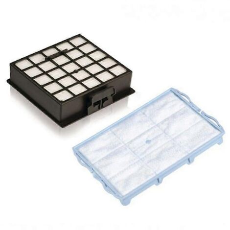 filtre moteur et 1 filtre HEPA pour pièces détachées d'aspirateurs Bosch séries BSGL, VSZ, BSD et BSA