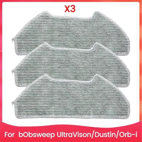 Lot de 3 lingettes de rechange pour aspirateurs Bobsweep, Dustin et Ultra-Vision. Pièces et accessoires inclus. (1/5)
