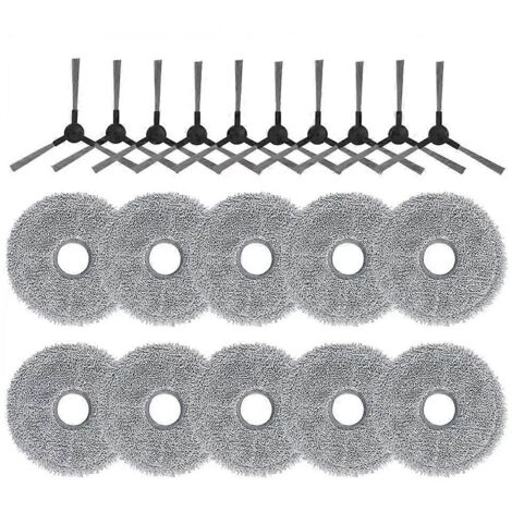 Accessoire pour aspirateur robot U1Max : brosse latérale et chiffon de nettoyage (pièce détachée) (1/5)