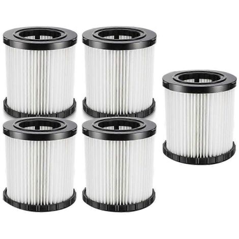 Lot de 5 filtres pour aspirateur eau et poussière DCV5801H/DCV581H, filtre HEPA de rechange pour aspirateur DCV580H