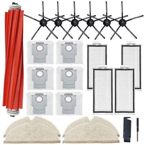 Pour aspirateur robot /+/ Max+/ Brosse latérale principale Filtre HEPA Lingette Sacs à poussière Pièces détachées (1/5)