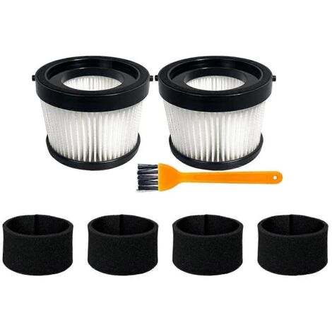 Lot de 2 filtres HEPA DCV5011H pour aspirateur à main sans fil DCV501HB, avec 4 filtres en mousse et 1 brosse. (1/5)